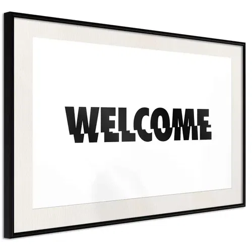  Poster - Welcome 45x30