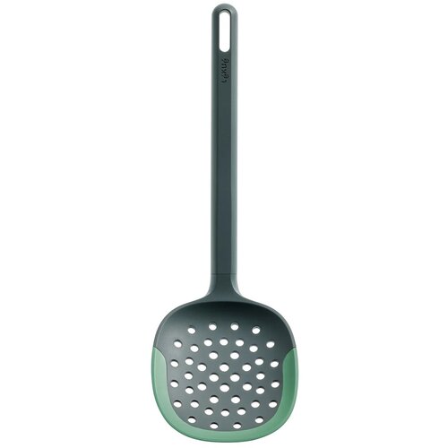 Lekue Perforirana lopatka Essential 9,5x28,5cm / okrogla / sivo-zelena / silikon, pvc, (21009298) Cene
