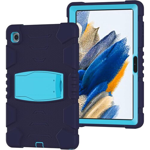 NIKCORP Ovitek za Samsung Galaxy Tab A7 10.4 oklepljen s stojalom, trpežna tridelna za&scaron;čita pred udarci in padci, moder, silikon, (5000139301) Cene
