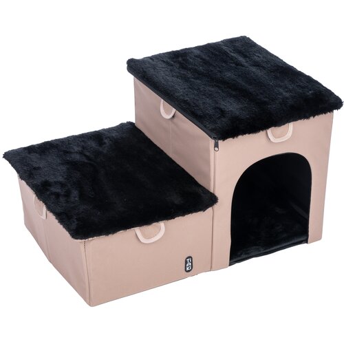 TIAKI sklopive stube za kućne ljubimce, 2 gazišta - D 62 x Š 39 x V 35,5 cm Cijene