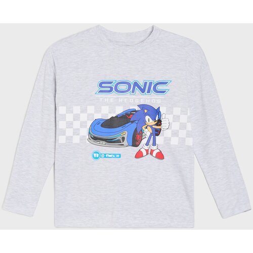 Sinsay Pamučne loose majice s dugim rukavima, paket od 2 kom Sonic the Hedgehog Slike