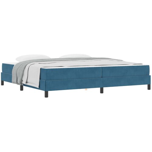 vidaXL Box spring krevet Tamno plava 200 x 220 cm tkanina Cijene