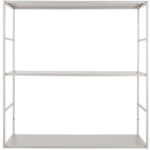 PT LIVING Črn kovinski stenski regal Level, 60 x 60 cm Slike
