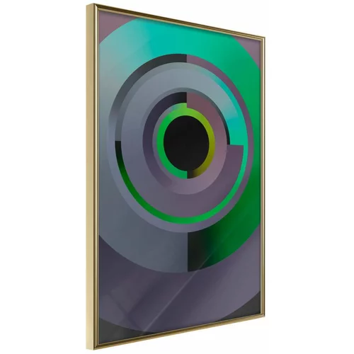  Poster - Green Record 20x30