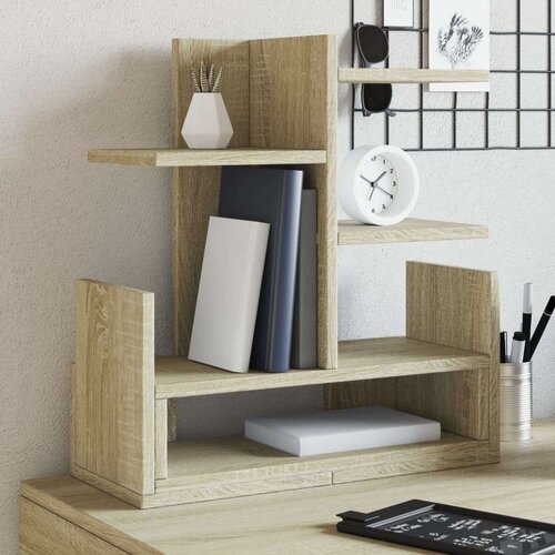  Organizator za pisalno mizo sonoma hrast 49x20x52,5 cm inž. les, (21413947) Cene