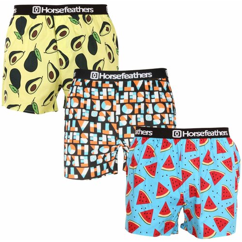 Horsefeathers 3PACK men's boxer shorts frazier multicolored Slike
