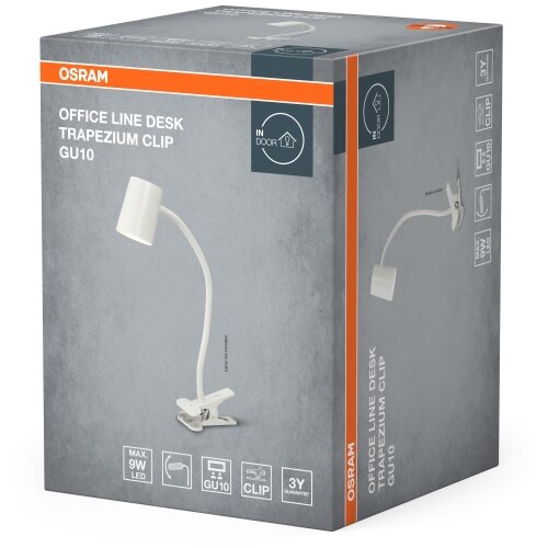 Osram Stona lampa sa stezaljkom DESK LINE 1xGU10/9W/230V bela Slike