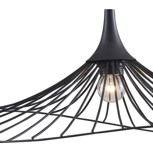  Visilica na sajli ARIELLE 1xE27/20W/230V prečnik 50 cm crni Slike