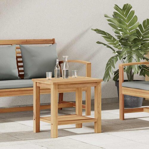  Kava Stol s pohranom Smeđa 50 x 35 x 45 cm Čvrsto teak drvo Cene