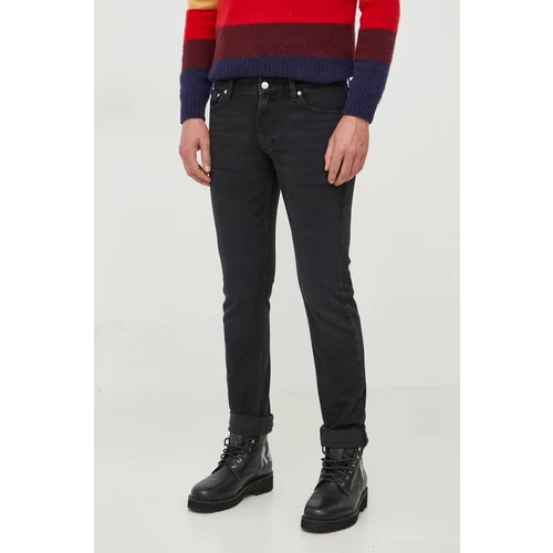 Calvin Klein Jeans Kavbojke moški, črna barva