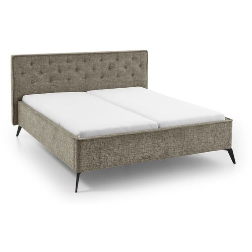 Meise Möbel Tamno zeleni tapecirani bračni krevet 180x200 cm Alicante – Cijene