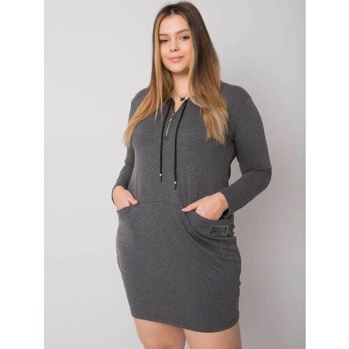 RELEVANCE Dress-RV-SK-7241.43-dark gray Cene