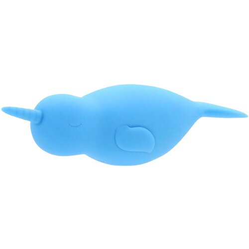 Unihorn of the sea - akumulatorski narval vibrator za klitoris (plavi) Slike