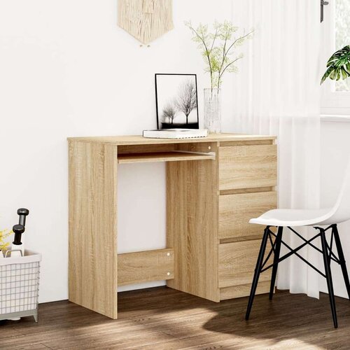  Radni stol boja hrasta sonome 90 x 45 x 76 cm od iverice Cijene