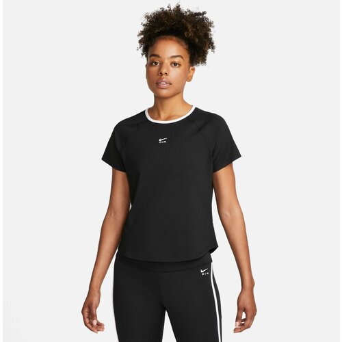 Nike w nk air df ss ženska majica za trčanje crna FB7621 Slike