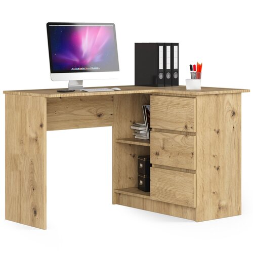 AKORD KOTNI PISALNA MIZA B16 CLP DESNO ARTISAN HRAST, (21702535) Cene