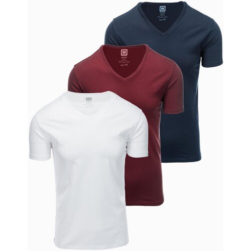 Ombre Men's plain t-shirt - mix 3 Cene