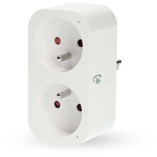 Nedis Dvojna vtičnica SmartLife Wi-Fi Connected Socket IP21 Wattmeter 3680W Type E Francija, (5000310029) Slike