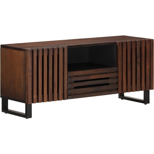 vidaXL TV omarica rjava 100x34x46 cm trden mangov les, (21415173) Cene