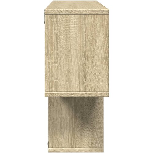  Zidna polica boja hrasta sonome 100 x 20 x 53 cm drvena Slike