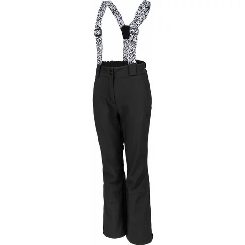 Willard ELOMI Ženske softshell hlače, crna, veličina
