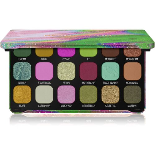 Makeup Revolution Forever Flawless paleta senčil za oči odtenek Astro Nova Green 18x1.1 g Cene