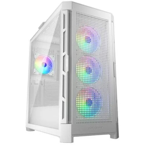 COUGAR GAMING COUGAR DUOFACE PRO RGB PC Case, Mid Tower, White Cene