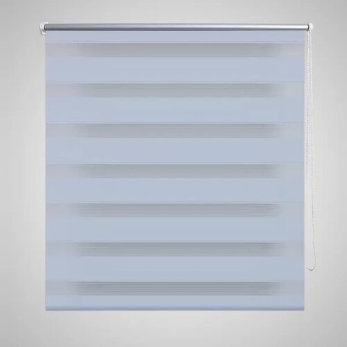 vidaXL Rolo bijele zavjese sa zebrastim linijama 120 x 230 cm Cijene