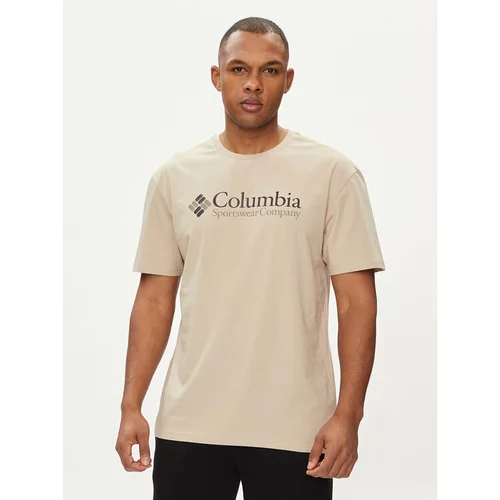 Columbia Majica Csc Basic Logo™ 1680053 Rjava Regular Fit