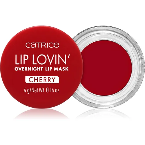 Catrice Lip Lovin' hidratantna maska za usne za noć nijansa 020 Cherry Pop 4 g