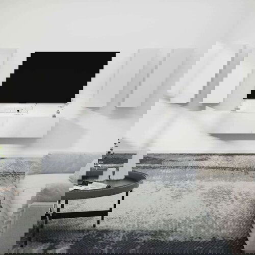  Komplet TV omaric 6-delni bel inženirski les, (20912899) Cene