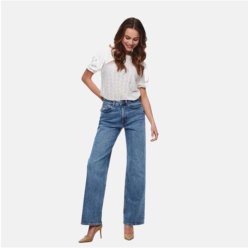 Only Jeans hlače Juicy 15234743 Modra Relaxed Fit Slike