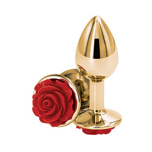 Ns Novelties Rear Assets Rose Buttplug Small Red Cijene