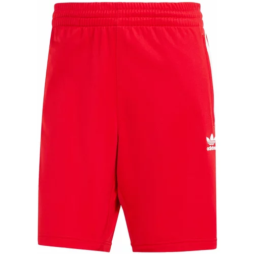 Adidas Sportske hlače 'Adicolor Firebird' crvena / bijela