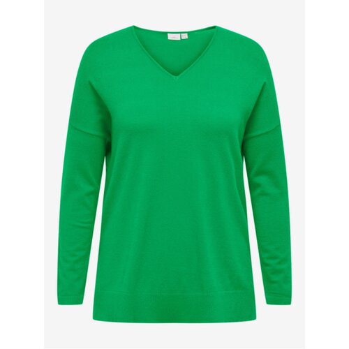 Only Green Womens Light Sweater CARMAKOMA Ibi - Women Cene