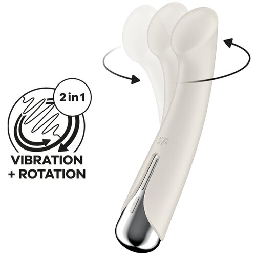 Satisfyer Vibrators Vibrator Satisfyer Spinning G-spot 1 White Cene