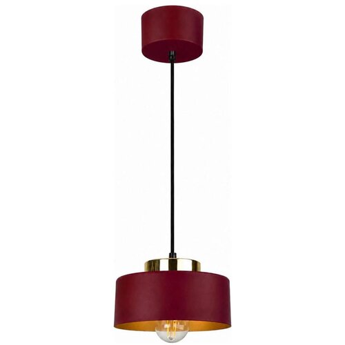  Luster na sajli IGNIA 1xE27/60W/230V bordo/zlatna Cene