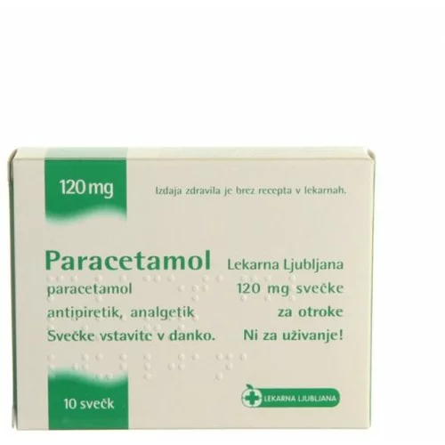  Paracetamol svečke 120 mg