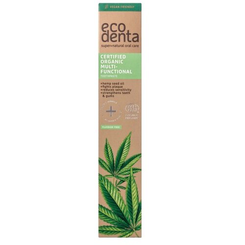 Ecodenta pasta za zube bez fluora | zubni plak | ulje kanabisa Slike