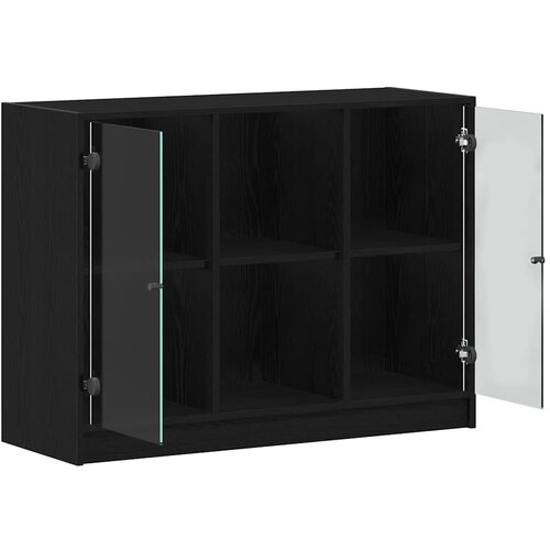  Kreveta Crni hrast 100 x 37 x 75.5 cm Slike