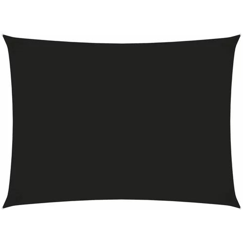  Jedro protiv sunca od tkanine Oxford pravokutno 3 x 4,5 m crno
