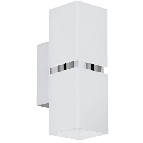 Eglo Passa zidna/2, led, gu10, 2x3,3w, krom/bijela Slike