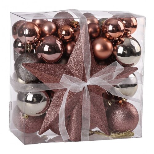 Olimp Sport Icy set novogodišnje kugle set roze 48K Cene