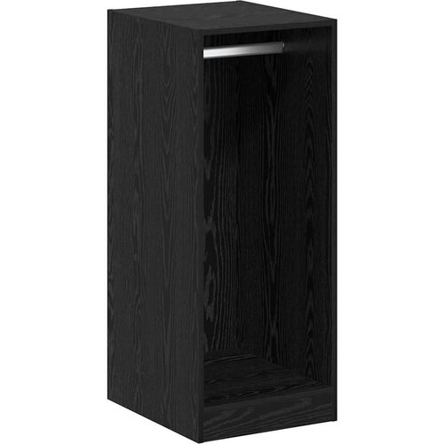  s policom Crni hrast 41 x 48 x 102 cm Konstruirano drvo Slike