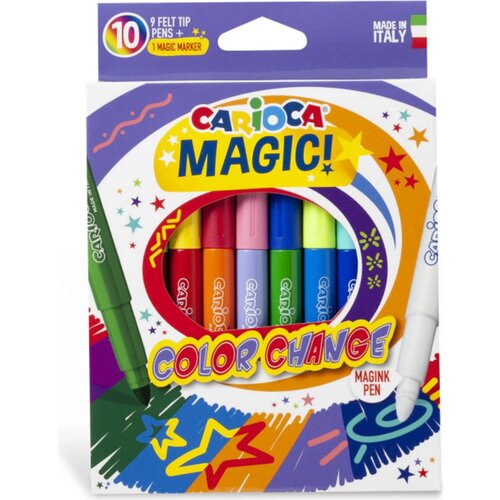 Carioca Magic Color Change Felt Tip Pens - 10 kos. Cene
