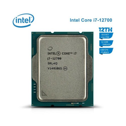 Intel cpu s1700 core i7-12700 12-Core up to 4.90GHz tray procesor Slike
