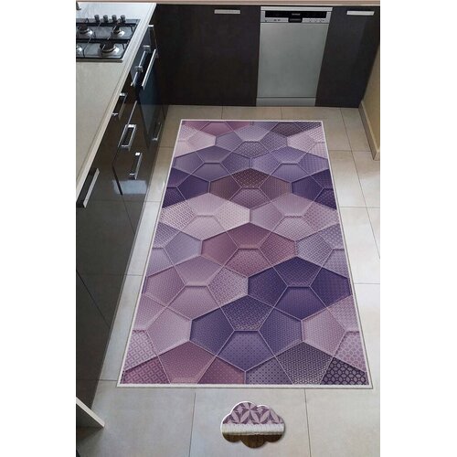 Conceptum Hypnose Tepih Hmnt556, Pravougaoni, 100 x 200 cm, Ljubičasti Cijene