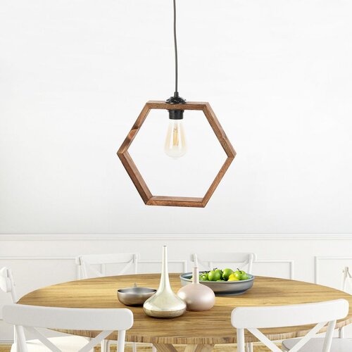 Opviq hexagon antiquation brown chandelier Slike