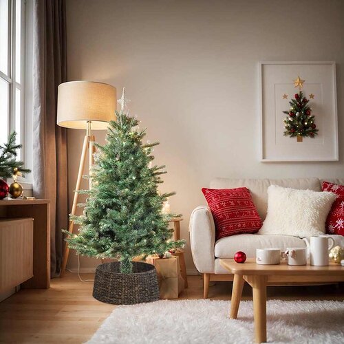 vidaXL ogrlica za božićno drvce crna 60 x 60 x 22 cm zumbul Cijene