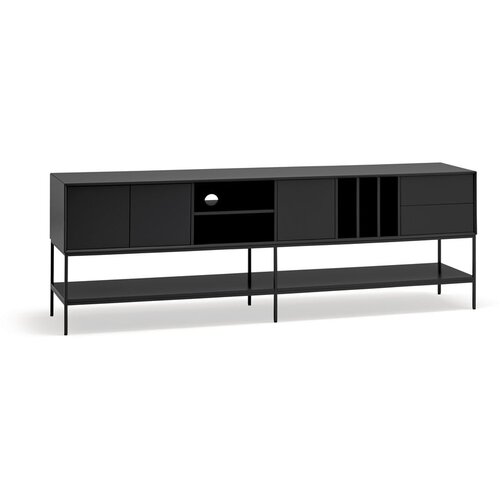 Teulat Crna TV komoda 220x74x45 cm Platt &amp;ndash; Slike